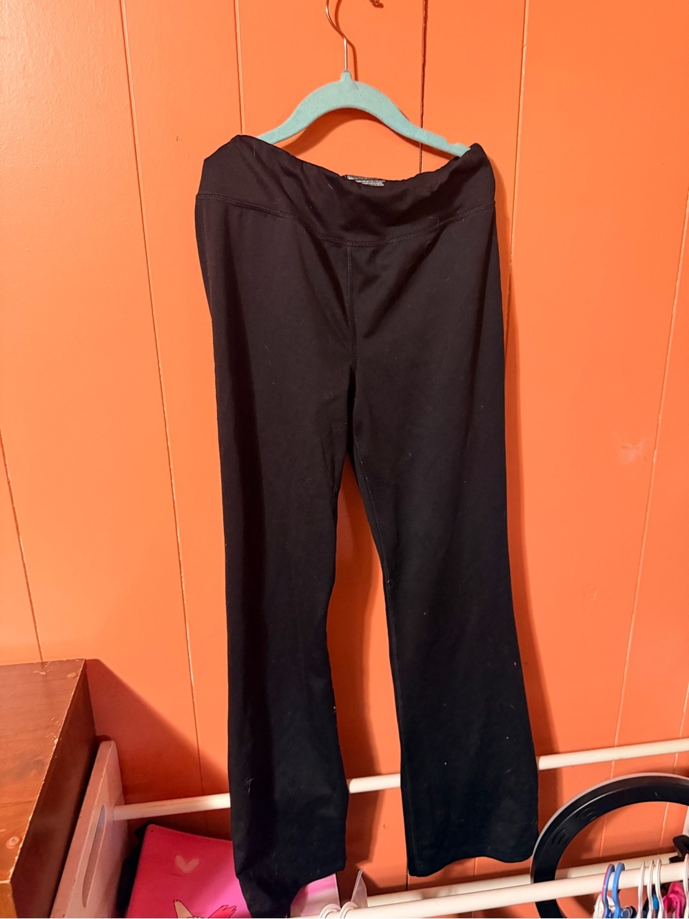 Athletic Works Black Bootcut Yoga Pants